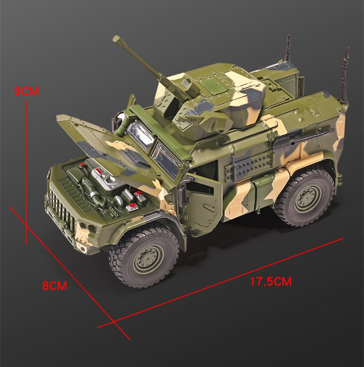 Tigr Armored Car Model Diecast Metal 1:32