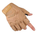 Airsoft Fingerless Tactical Gloves Camouflage Military