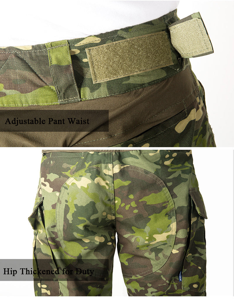 Airsoft Combat BDU Set Trousers & Top MC BLACK