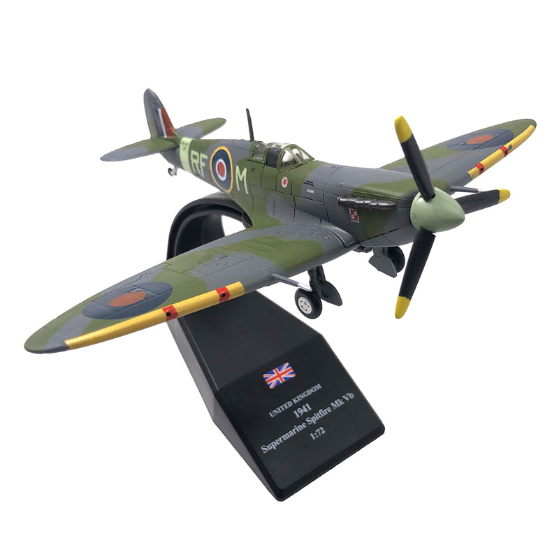 Spitfire Fighter Plane Diecast Model 1/72 Scale