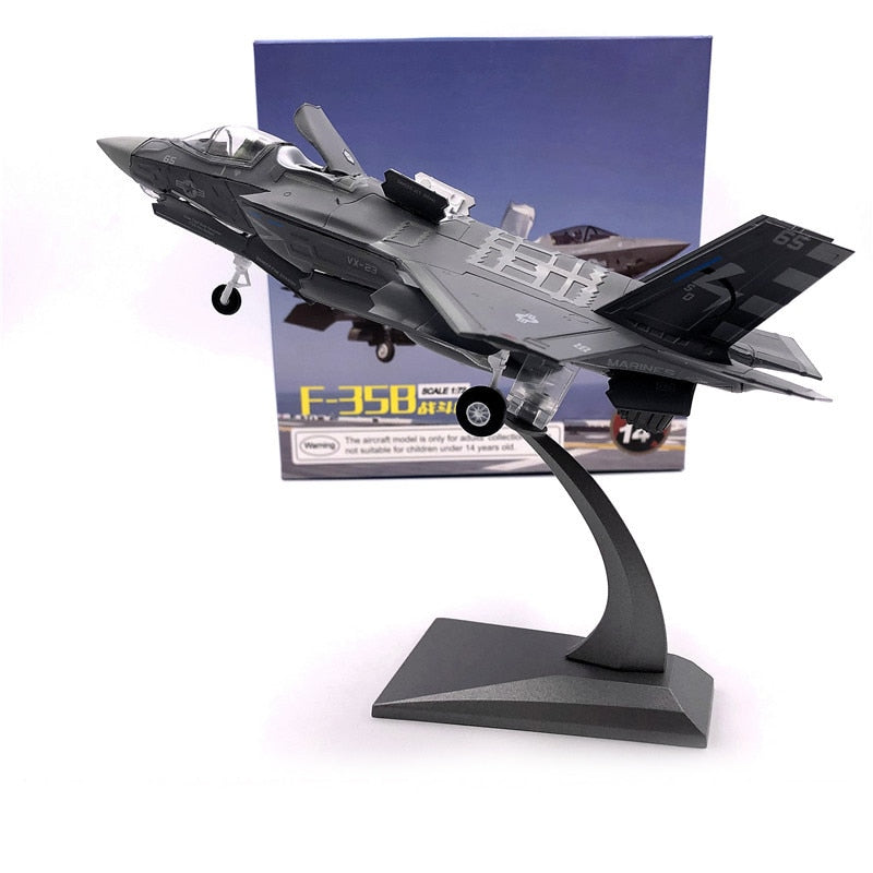 F-35B Fighter Jet Model VTOL Diecast 1/72 Scale