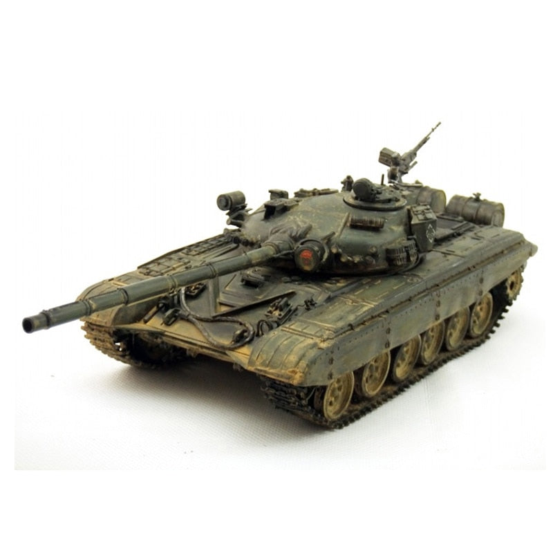 T-72b Russian Main Battle Tank Model With Minesweeper 1:35