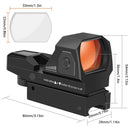 Airsoft Tactical Red Dot Reflex Sight 1x22x33mm
