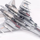 SU-35 Super Flanker Fighter Jet Diecast Model 1/100 scale