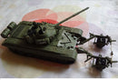 T-72b Russian Main Battle Tank Model With Minesweeper 1:35