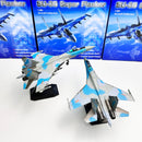 SU-35 Super Flanker Fighter Jet Diecast Model 1/100 scale