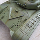 T-72b Russian Main Battle Tank Model With Minesweeper 1:35
