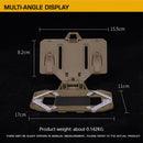 Airsoft Mobile Phone Molle Tactical Holder and navigation panel.