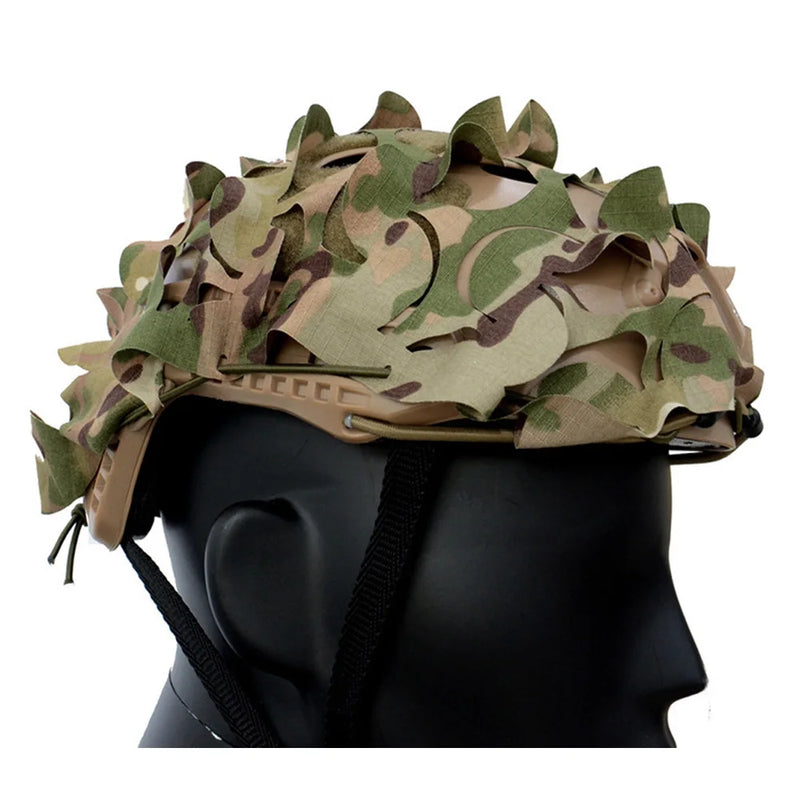 Airsoft Tactical Helmet Camo Netting Cover