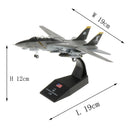 F-14 Tomcat Fighter Jet Diecast Model 1/100 Scale