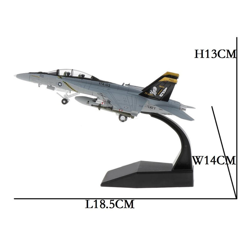 F18 Super Hornet Model Diecast Metal Alloy 1/100 Scale McDonnell Douglas F/A-18