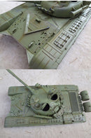 T-72b Russian Main Battle Tank Model With Minesweeper 1:35