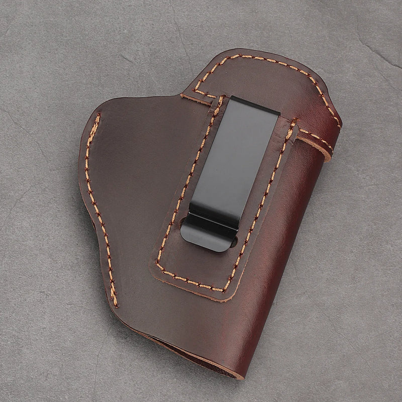 IWB Concealed Carry Gun Holster Genuine Leather EDC
