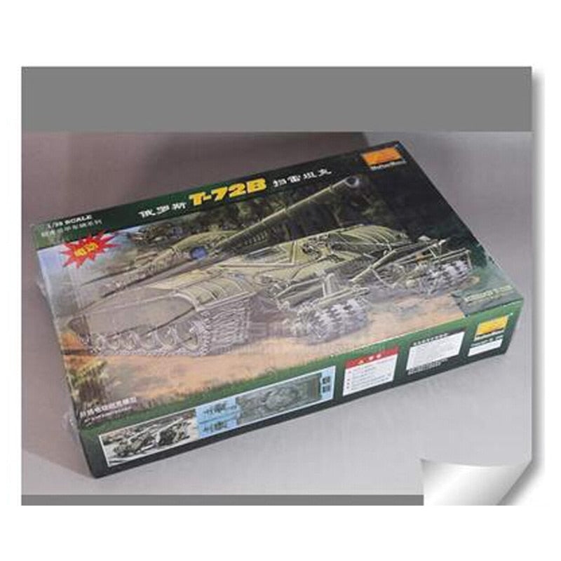 T-72b Russian Main Battle Tank Model With Minesweeper 1:35
