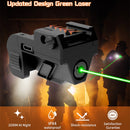 Tactical Airsoft Green Laser Sight for Picatinny Weaver Rail Mount for Pistol USB Rechargeable