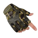 Airsoft Fingerless Tactical Gloves Camouflage Military