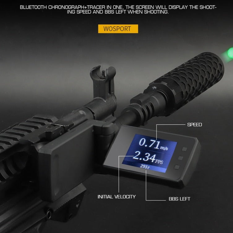 Airsoft Speed Timer Tactical Airsoft 3in1 Bluetooth Chronograph / Tracer / Round Counter