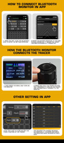 Tactical Airsoft 3in1 Bluetooth Chronograph / Tracer / Round Counter