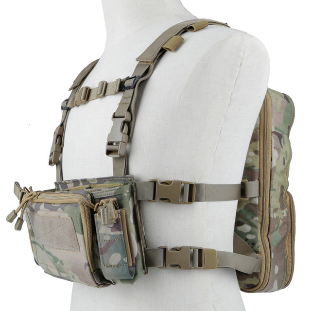 Chest Rig Plus Backpack Flatpack D3 Plus Backpack Hydration Chest Rig