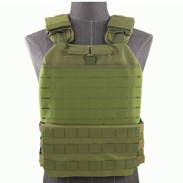 Tactical Molle Plate Carrier - Laser Cut - airsoft
