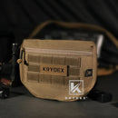 KRYDEX Tactical Drop Dump Pouch Fanny Pack For Plate Carrier