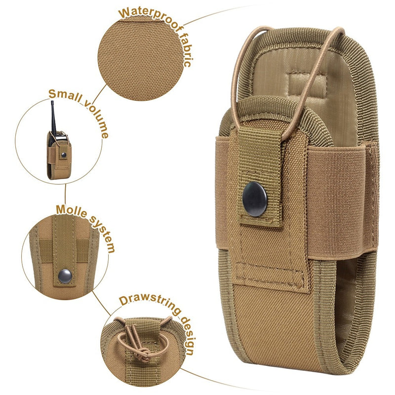 Tactical Molle Radio Walkie Talkie Pouch