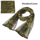 Cotton Military Camouflage Tactical Mesh Scarf