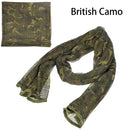 Cotton Military Camouflage Tactical Mesh Scarf