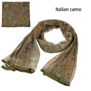 Cotton Military Camouflage Tactical Mesh Scarf