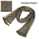 Cotton Military Camouflage Tactical Mesh Scarf