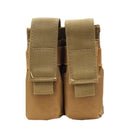 Tactical Pistol Double Magazine Pouch CQC Molle System