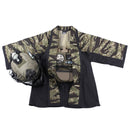 Tactical Coat Training Cloak Combat - (Tiger Stripe + Black)