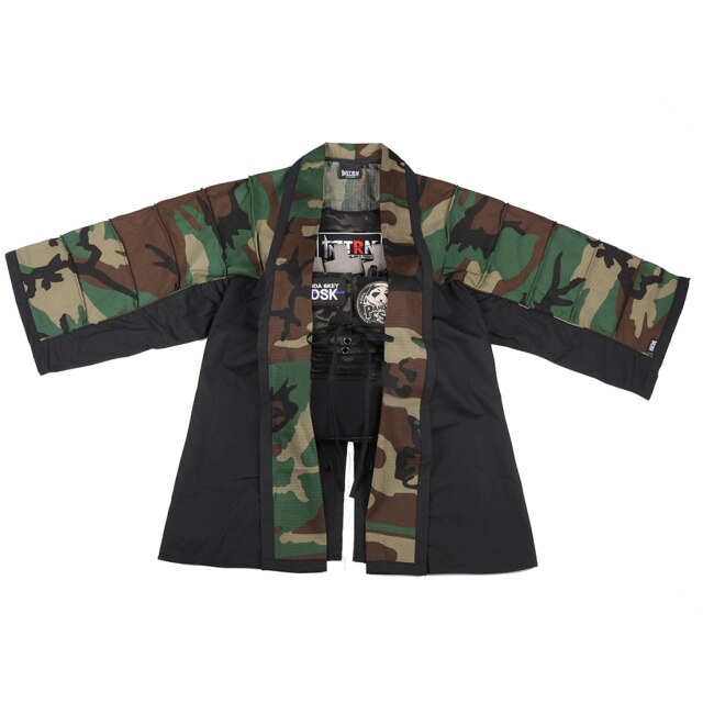 Tactical Coat Training Cloak Combat - (Tiger Stripe + Black)