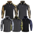 Army Combat Long Sleeve Tactical T-Shirt Solid Cotton