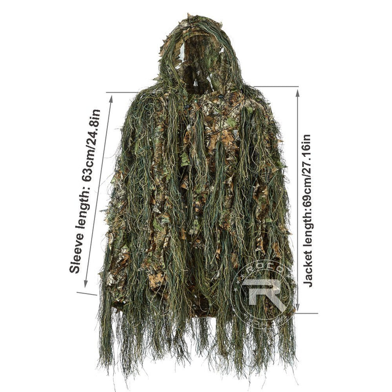 Hybrid Woodland Camouflage Ghillie Suit
