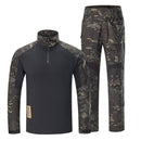 Airsoft Combat BDU Set Trousers & Top MC BLACK