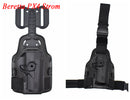 Airsoft Right Hand Drop Leg Gun Holster For GLOCK 17 Colt 1911 Beretta M9 PX4 Storm