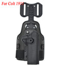 Airsoft Right Hand Drop Leg Gun Holster For GLOCK 17 Colt 1911 Beretta M9 PX4 Storm